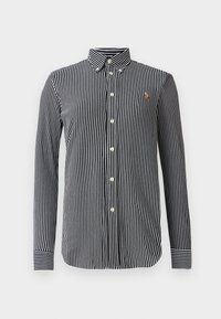 LONG SLEEVE BUTTON FRONT  - Blus - black/white