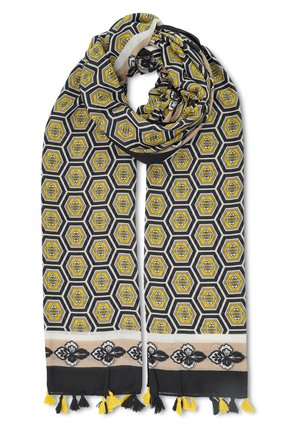 Sjaal - black/yellow