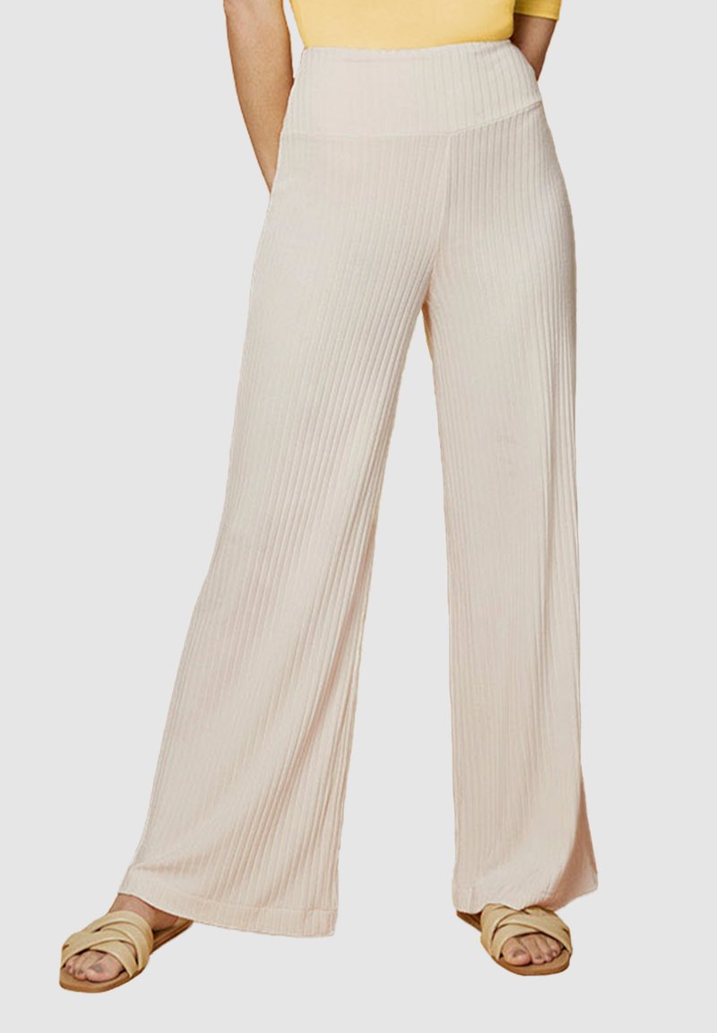 Les Lunes MICHELLE - Stoffhose - oat milk/offwhite - Zalando.at