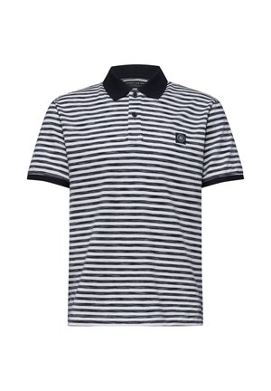 Street One MEN, SHORT-SLEEVE POLO SHIRT IN PIQUÉ TEXTURE, biały