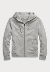 HOOD - Majica s kapuljačom i patentnim zatvaračem - light sport heather