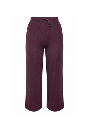 Yours Clothing, PLUS SIZE WIDE LEG TROUSERS - Pantalones - purple