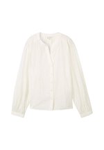 TOM TAILOR Blusa Donna A Quadri - Maniche Lunghe, Colletto Classico, Chiusura Con Bottoni