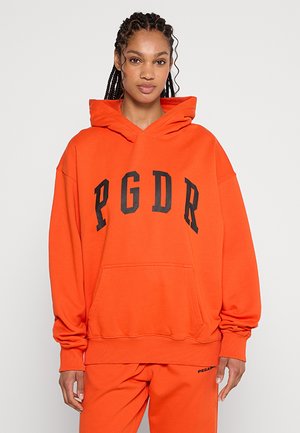 Pegador, LAYTON OVERSIZED HOODIE UNISEX - Hoodie - washed signal red
