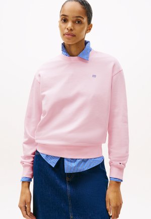 CONTRAST FLAG - Felpa - light pink