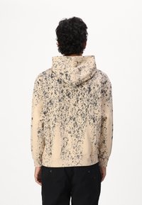 Diesel UNISEX - Mikina s kapucňou - beige/black