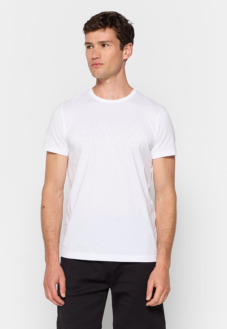 Boss T-shirt print wit