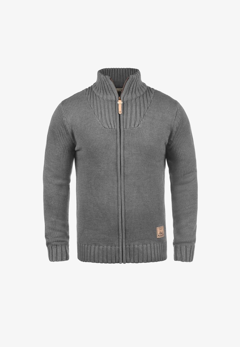 PJ PAUL JONES Cardigan D'hiver Côtelé à Col Montant Pour Homme Avec Fermeture éclair Intégrale PJ PAUL JONES Cardigan D'hiver Côtelé à Col Montant Pour Homme Avec Fermeture éclair Intégrale