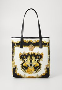 TOTE VACANZA UNISEX - Veľká kabelka - ivory/black/gold-coloured