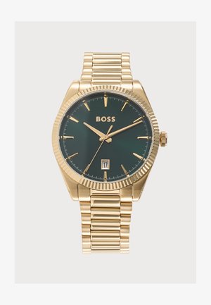 BOSS, CHESWICK - Ρολόι - gold-coloured/green