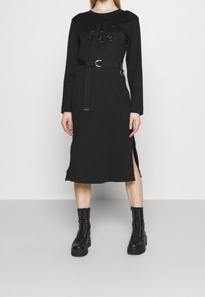 Vestito di maglina - black