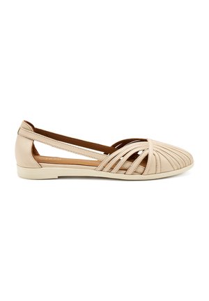 CAGE - Ballerine con cinturino - beige