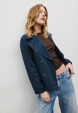 Stradivarius Summer jacket - dark blue