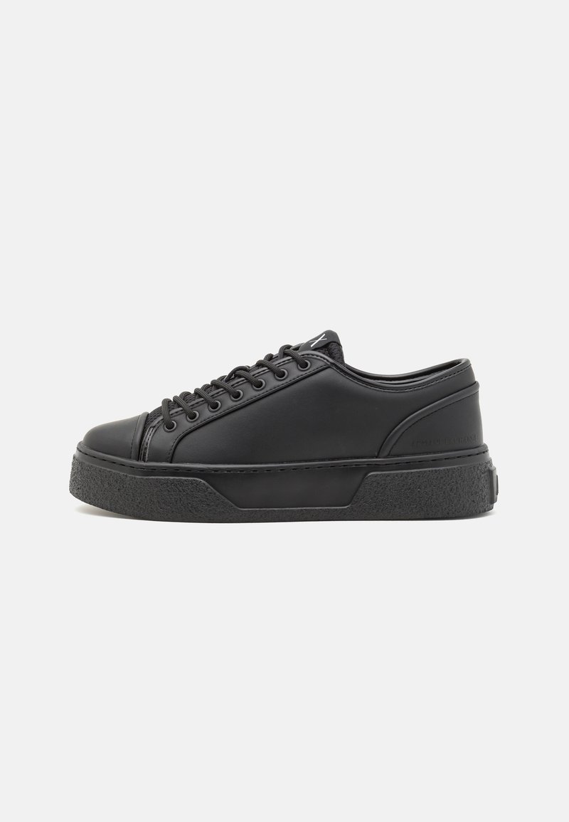 Armani Exchange LACE UP - Sneakers basse - black