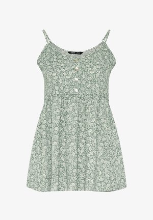Yours Clothing, WOMEN'S VESTS & CAMIS - Top - light green