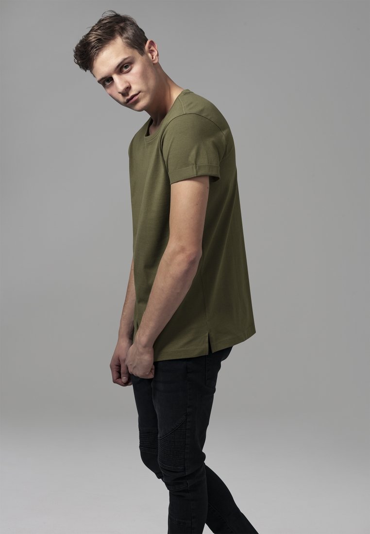 Urban Classics Základné tričko - olive