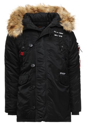 Alpha Industries, N-3B AIRBORNE - Abrigo de invierno - black