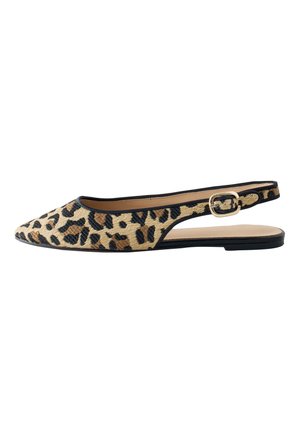 Next, REGULAR FIT - FOREVER COMFORT ROUND TOE - Balerínky na šnúrky - leopard