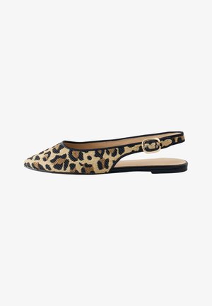 Next, REGULAR FIT - FOREVER COMFORT ROUND TOE - Balerínky na šnúrky - leopard