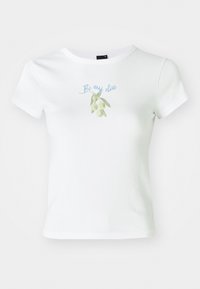 TIGHT - Print T-shirt - white