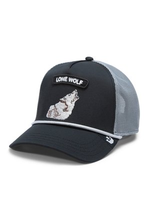 TRUCKER WOLF - Cap - schwarz