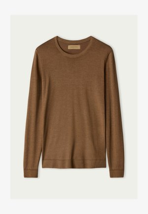Falconeri, ROUND-NECL ULTRAFINE - Strickpullover - brown