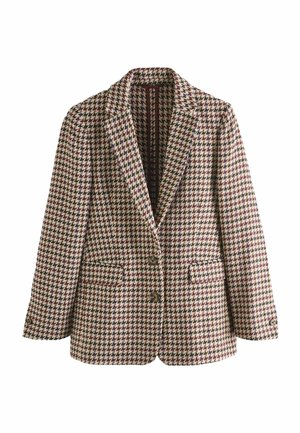 REGULAR FIT - HERITAGE DOGTOOTH CHECK - Klassisk frakke - brown