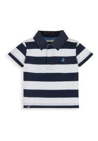 JoJo Maman Bébé SHORT SLEEVED STANDARD - Polotričko - navy white stripe
