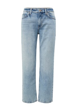 s.Oliver MIT WASCHUNG - Jeans Straight Leg - hellblau