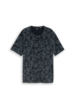 TOM TAILOR, TOM TAILOR T-SHIRT PLUS SIZE - T-SHIRT MIT ALLOVER-PRINT - T-shirt imprimé - navy irregular design