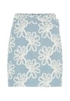PCLIBBEY MINI SKIRT - Krilo iz džinsa - medium blue denim