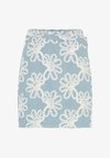 PCLIBBEY MINI SKIRT - Saia de ganga - medium blue denim