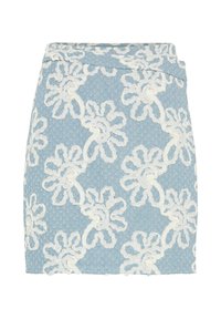 PCLIBBEY MINI SKIRT - Jupe en jean - medium blue denim