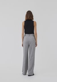 Modström HEART PANTS - Nadrágok - grey melange