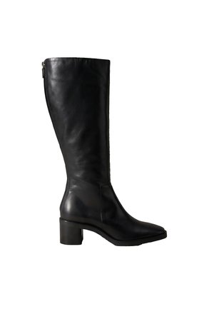 Calvin Klein, BLOCK HEEL HIGH BOOT ZIP - Ботуши - triple black