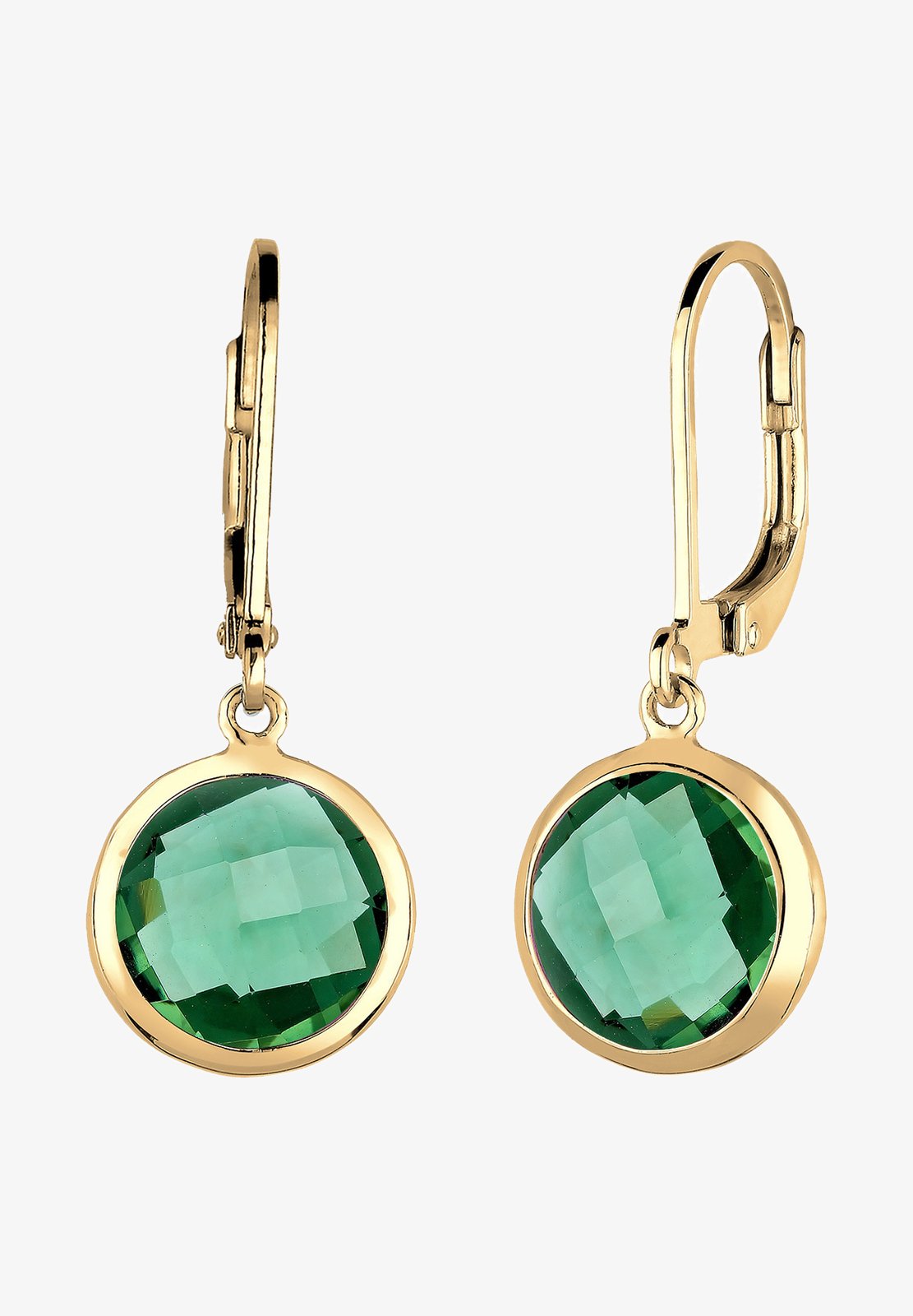 Elli - VINTAGE - Cercei - green