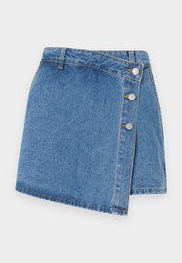 VIHARPER - Denim skirt - medium blue denim