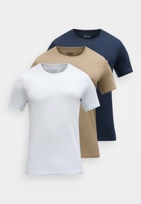 BOSS CLASSIC 3 PACK - Spodnja majica - khaki/light blue/dark blue