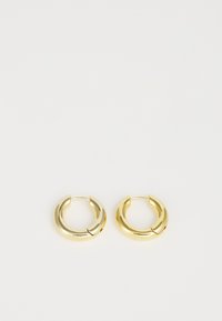 POLISHED CHUBBY MID SIZE HOOP - Boucles d'oreilles - pale gold-coloured