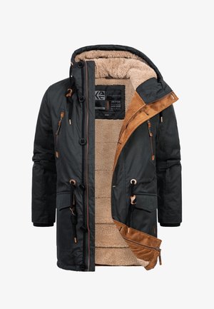INDICODE JEANS, INGILLESPIE - Wintermantel - raven