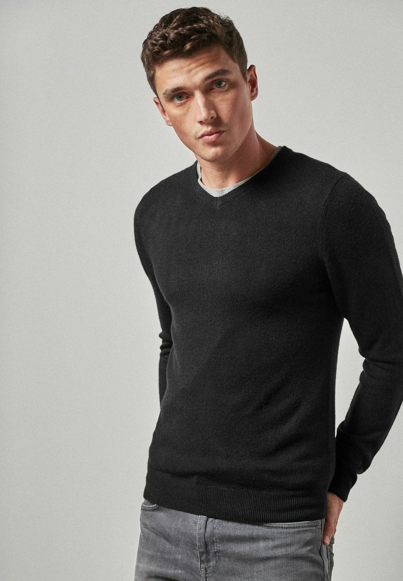 Next SOFT TOUCH V-NECK - Sweter