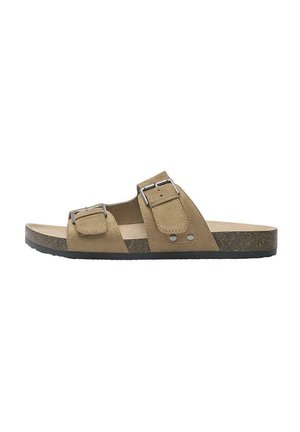 FLAT   - Pantolette flach - beige