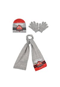 Coole Fun T Shirts Cars Set Mütze + Schal Kinder Original Lightning McQueen Wintermütze Jungen Schal Schwarz