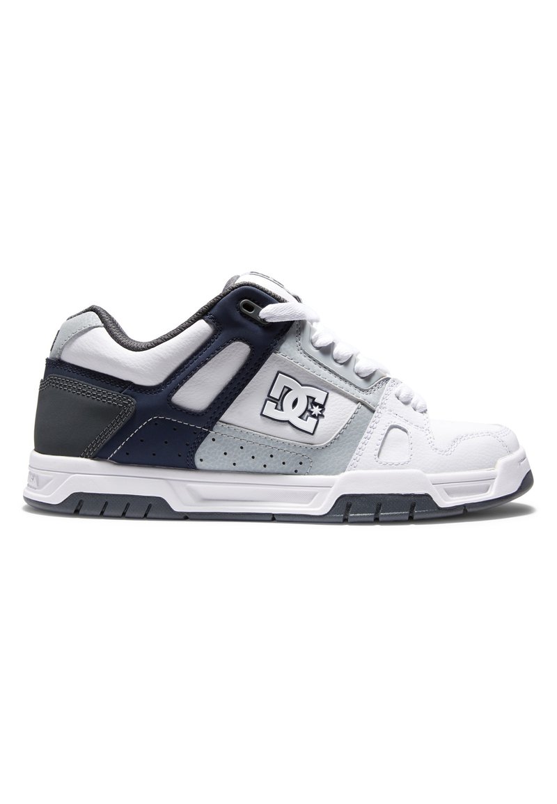 Damen Sneaker low | DC Shoes STAG Skateschuh white/grey/blue/weiß - VD77532 Damen Sneaker low | DC Shoes STAG Skateschuh white/grey/blue/weiß - VD77532