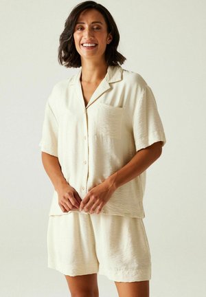 Regatta, REGATTA SALISE LIGHTWEIGHT SHORT SLEEVE SHIRT SHORT SLEEVED SHIRTS - Button-down blouse - creamwhite