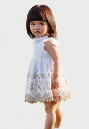 Mayoral BRODÉE - Vestito casual - ecru