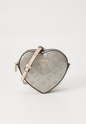 ARNELA MINI HEART BAG - Sac bandoulière - pewter