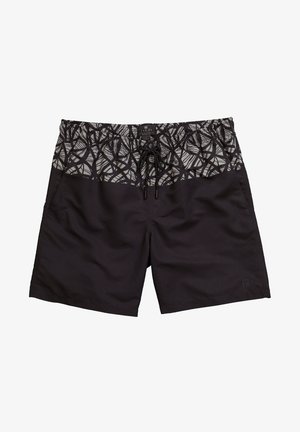 JP1880, JAY-PI SWIM SHORTS, BEACHWEAR, ELASTICATED WAISTBAND, ALL-OVER PRINT, UP TO 8 XL - Shorts da mare - black