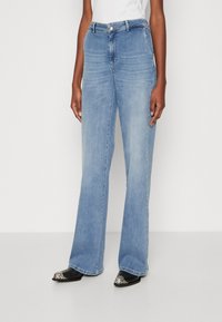 Liu Jo Jeans - Flared Jeans - denim blue brow wash Miniatuurafbeelding 1