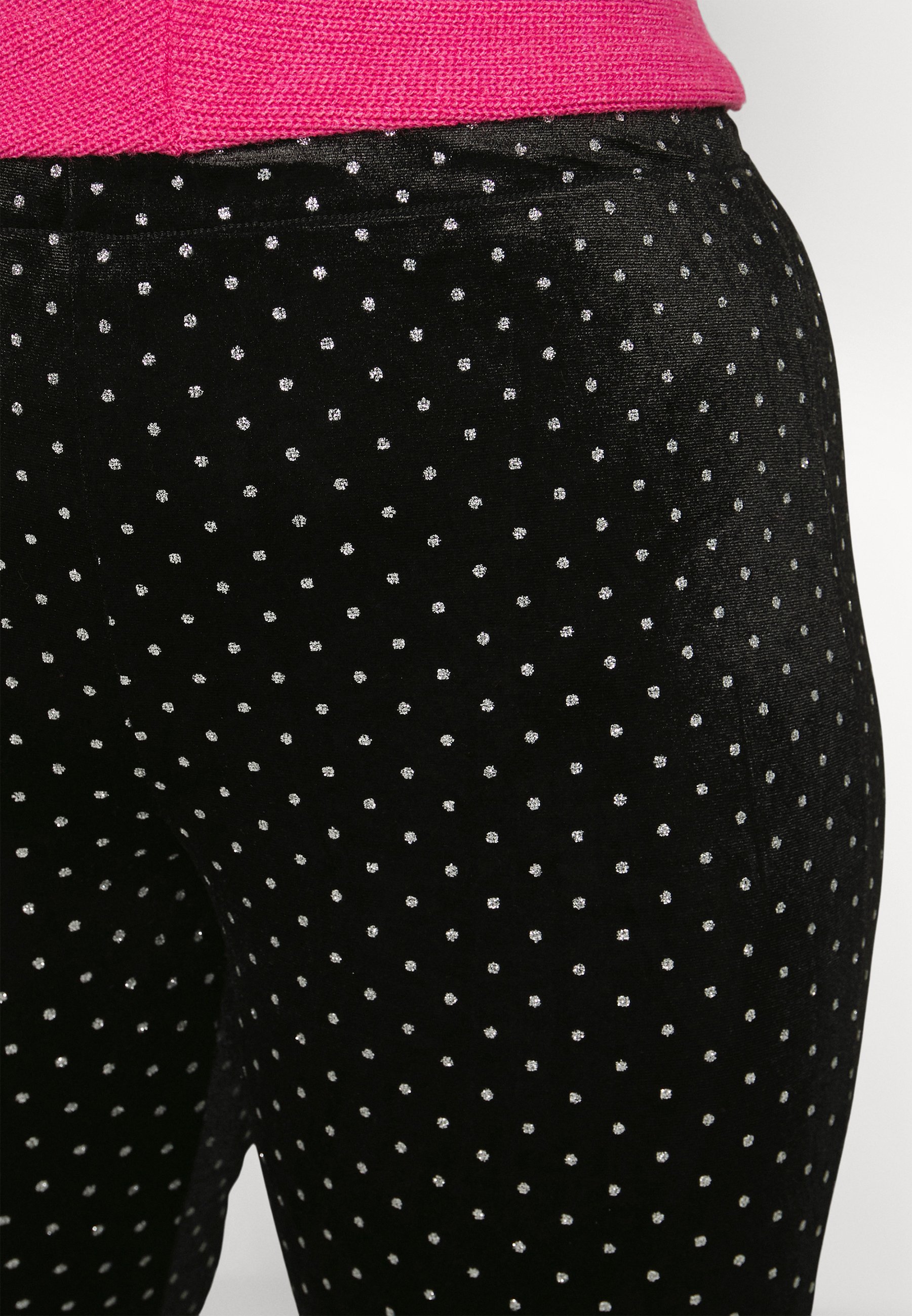 GLITTER - Leggings - Trousers - black 